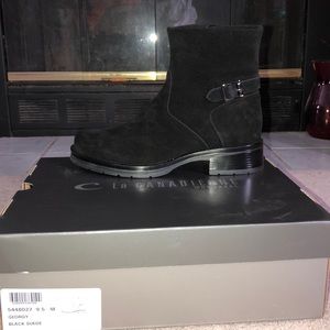 La Canadienne Montreal Georgy Black Suede Boots